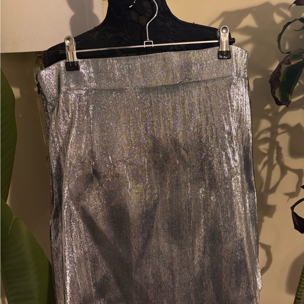 Elegant “Mini” Silver Skirt